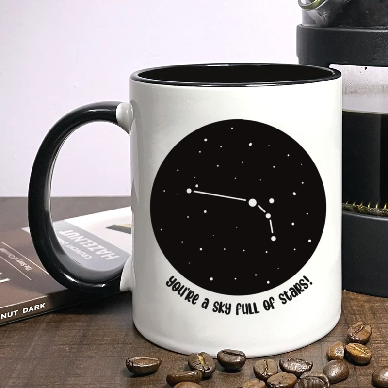 Aries Zodiac Sign Ceramic Coffee Mug