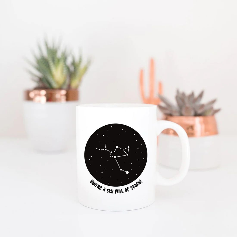 Sagittarius Zodiac Sign Ceramic Coffee Mug